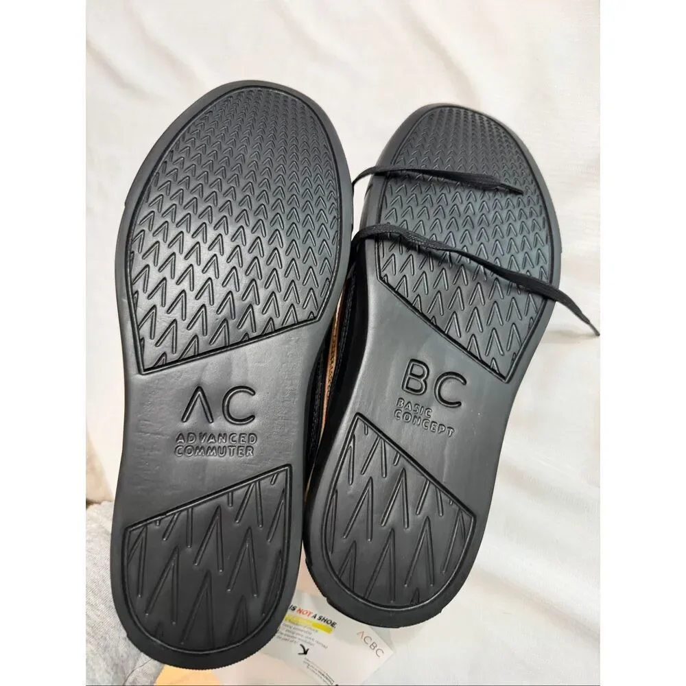ACBC Advanced Commuter Men’s Black Gold Sneakers Shoes Size 7 Euro 40